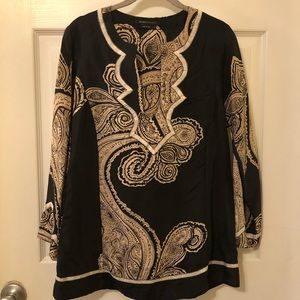 BCBGMaxAzria Silk Tunic - Sz S